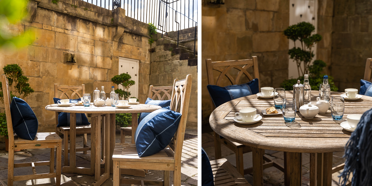 The Sheridan Courtyard at The Royal Crescent Hotel 